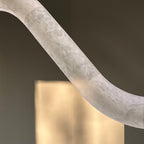 Utalyra Curved Alabaster Pendant Light