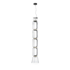 Valentina Minimalist Combination Glass Pendant Light, Clear