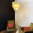 Aurora Chandelier Isabella Gold Petal Layered