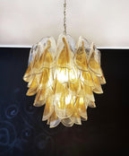 Aurora Chandelier Isabella Gold Petal Layered
