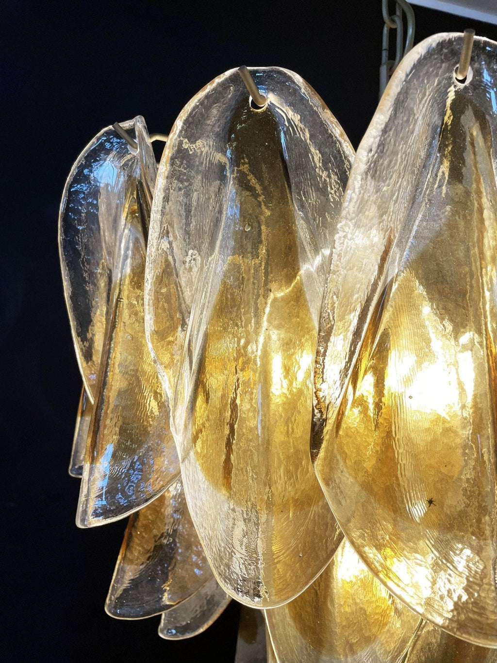 Aurora Chandelier Isabella Gold Petal Layered