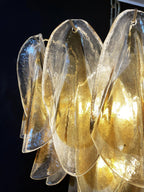 Aurora Chandelier Isabella Gold Petal Layered
