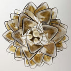 Aurora Chandelier Isabella Gold Petal Layered