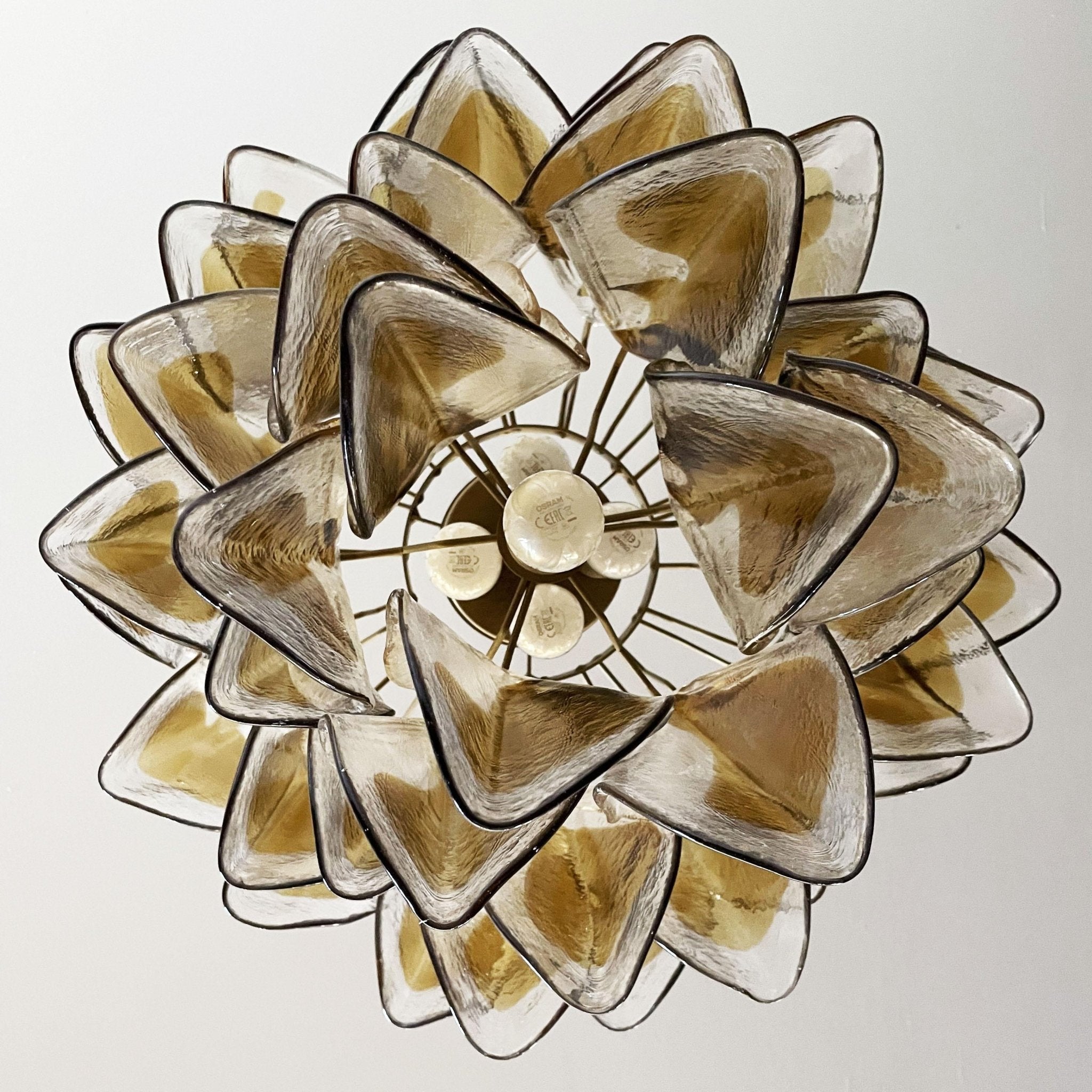 Aurora Chandelier Isabella Gold Petal Layered