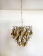 Aurora Chandelier Isabella Gold Petal Layered
