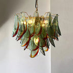 Aurora Chandelier Murano Glass Petal