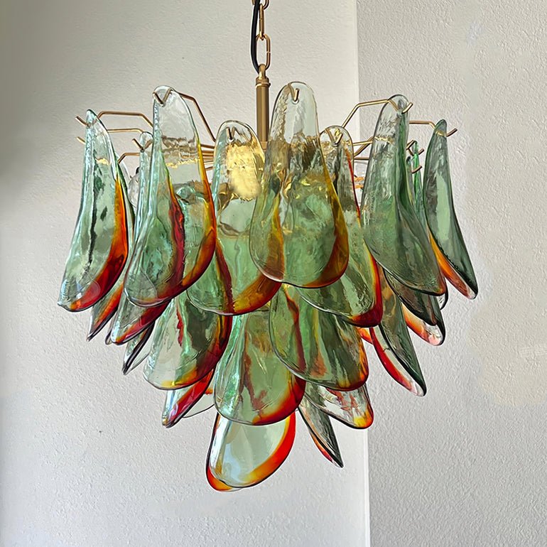 Aurora Chandelier Murano Glass Petal