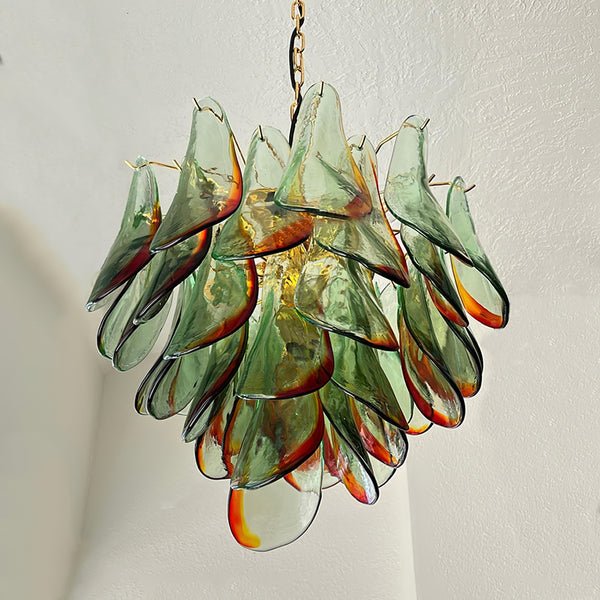 Aurora Chandelier Murano Glass Petal
