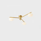 Jania Modern Glass Black Ceiling Light