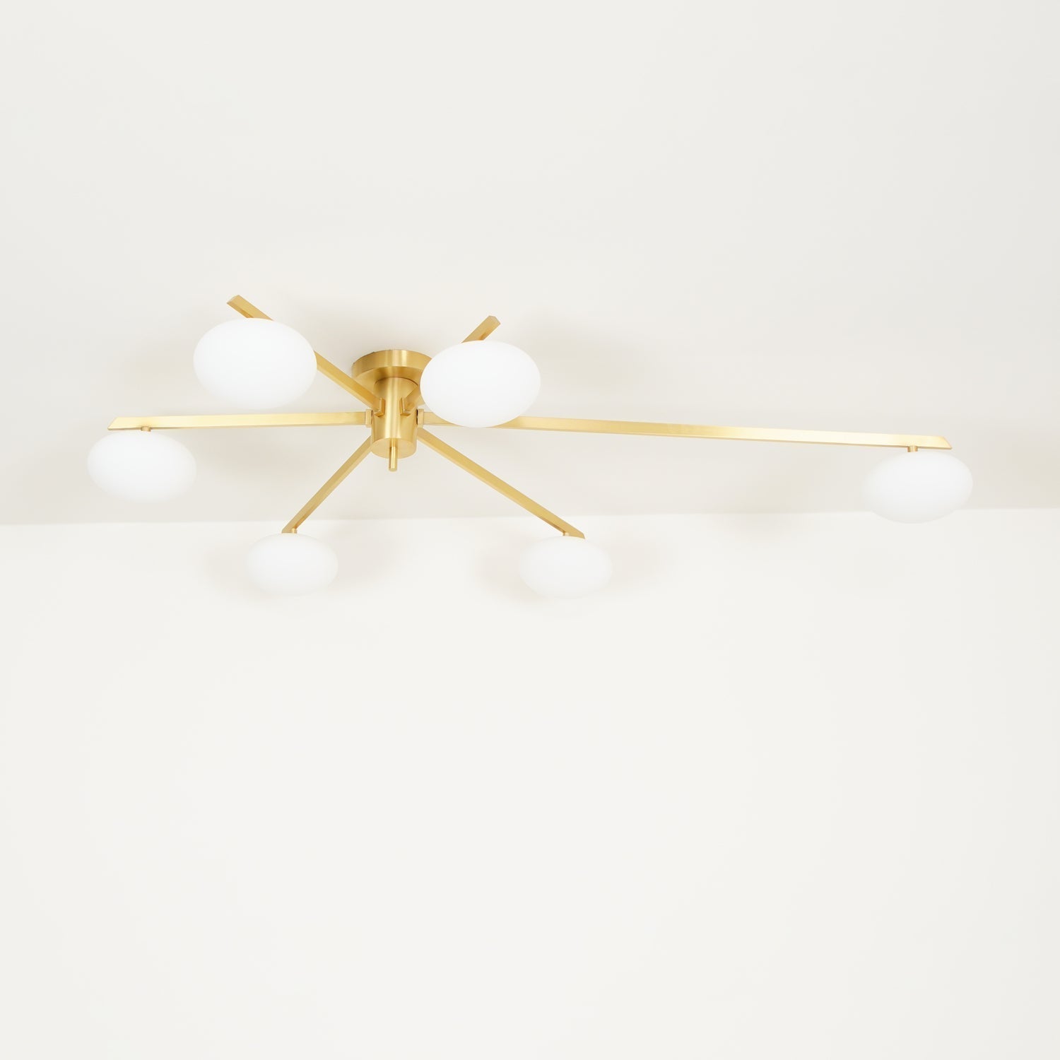 Jania Modern Glass Black Ceiling Light