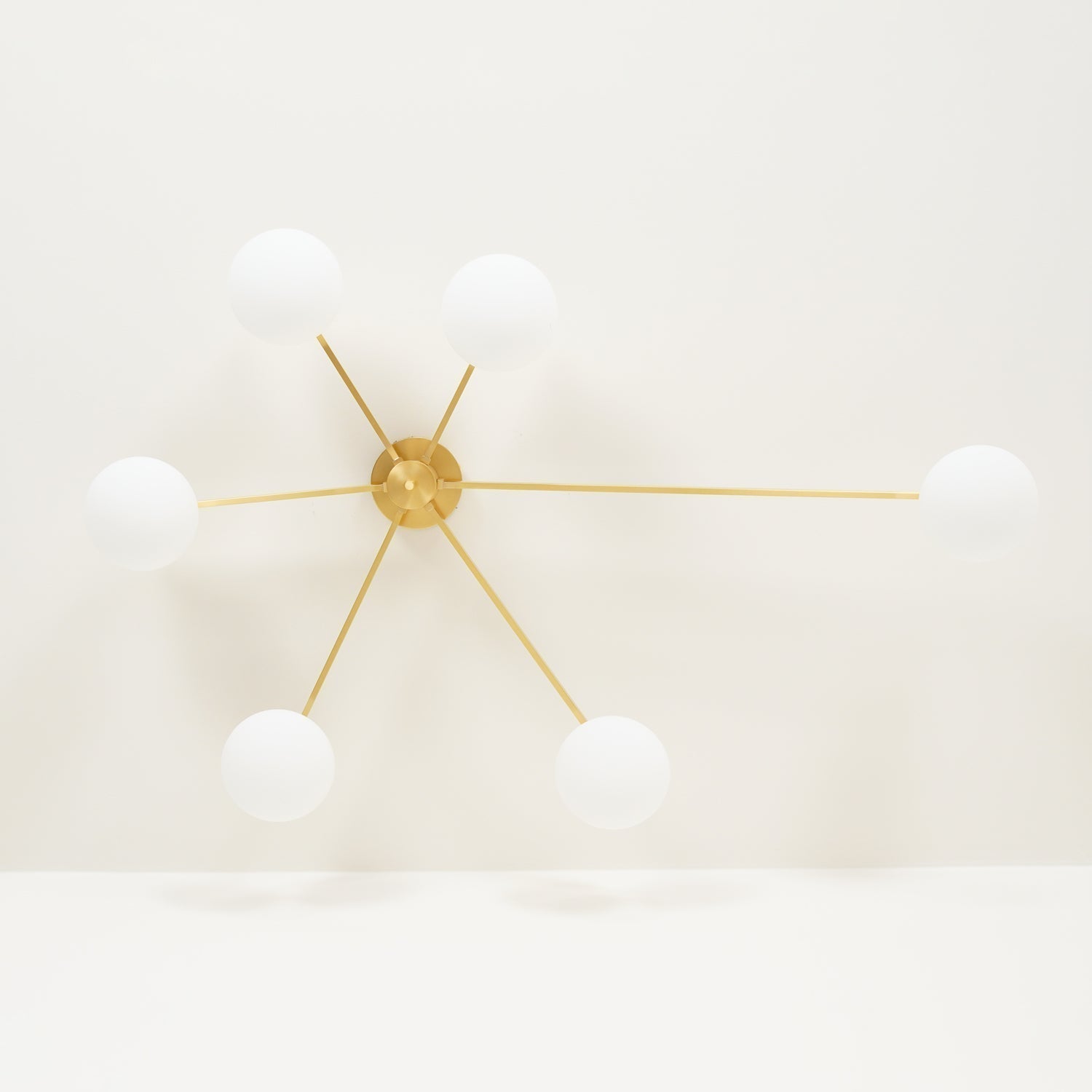 Jania Modern Glass Black Ceiling Light
