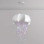Jellyfish Pendant Light with Iridescent Ribbons
