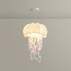 Jellyfish Pendant Light with Iridescent Ribbons