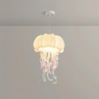 Jellyfish Pendant Light with Iridescent Ribbons