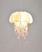 Jellyfish Pendant Light with Iridescent Ribbons