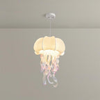 Jellyfish Pendant Light with Iridescent Ribbons