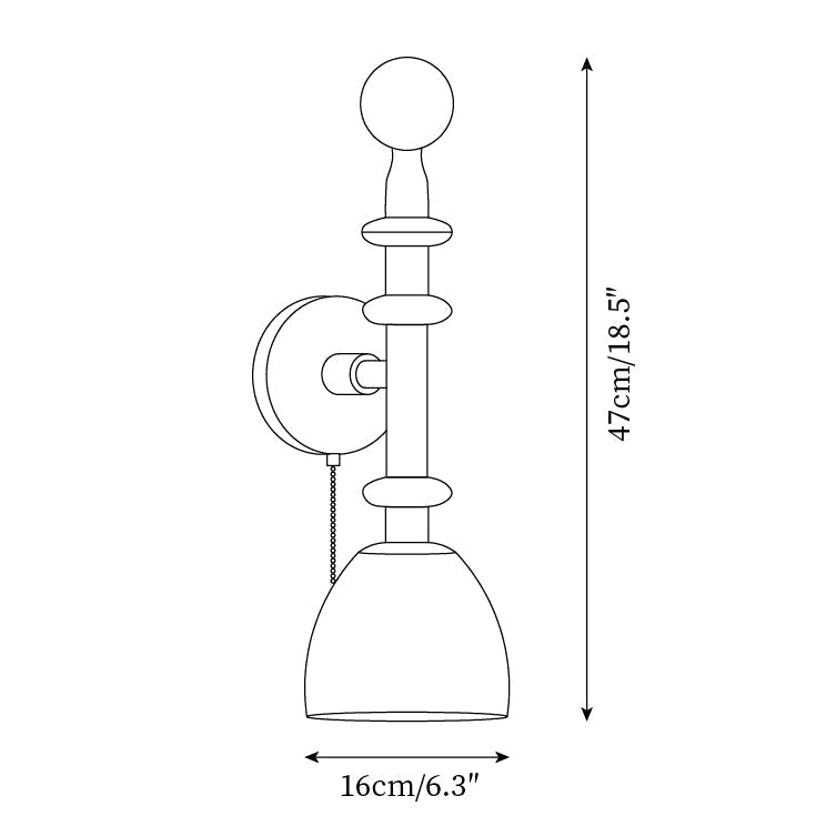 Pivelo Wooden Wall Lamp