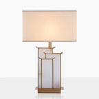 Nysilor Rectangular Glass Table Lamp