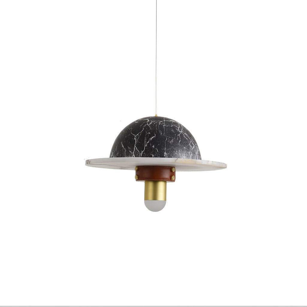 Jutta Pendant Lamp Marble Leather Fusion