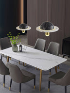 Jutta Pendant Lamp Marble Leather Fusion