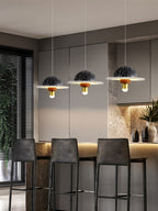 Jutta Pendant Lamp Marble Leather Fusion