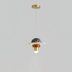 Jutta Pendant Lamp Marble Leather Fusion