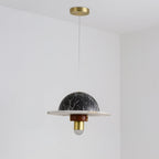 Jutta Pendant Lamp Marble Leather Fusion