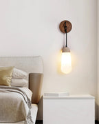 Ritta Wall Lamp Travertine  Teardrop-shaped