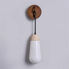 Ritta Wall Lamp Travertine  Teardrop-shaped