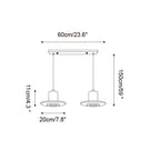 Ritta  Travertine Pendant Light Top-hat Shape