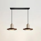 Ritta  Travertine Pendant Light Top-hat Shape