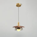 Elysor Brass and Glass Pendant Lamp
