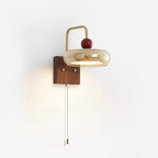 Eplio Retro Metal & Glass Wall Lamp