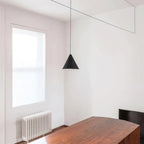 Pendant Light  Black Cone Shade Industrial