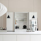 Pendant Light  Black Cone Shade Industrial