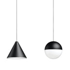 Pendant Light  Black Cone Shade Industrial