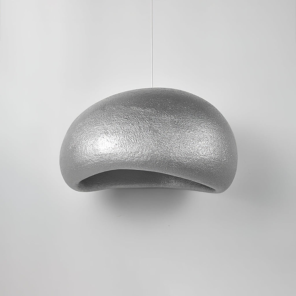 Pendant Lamp Pebble Inspired Organic Form Soft Glow Modern Artistic