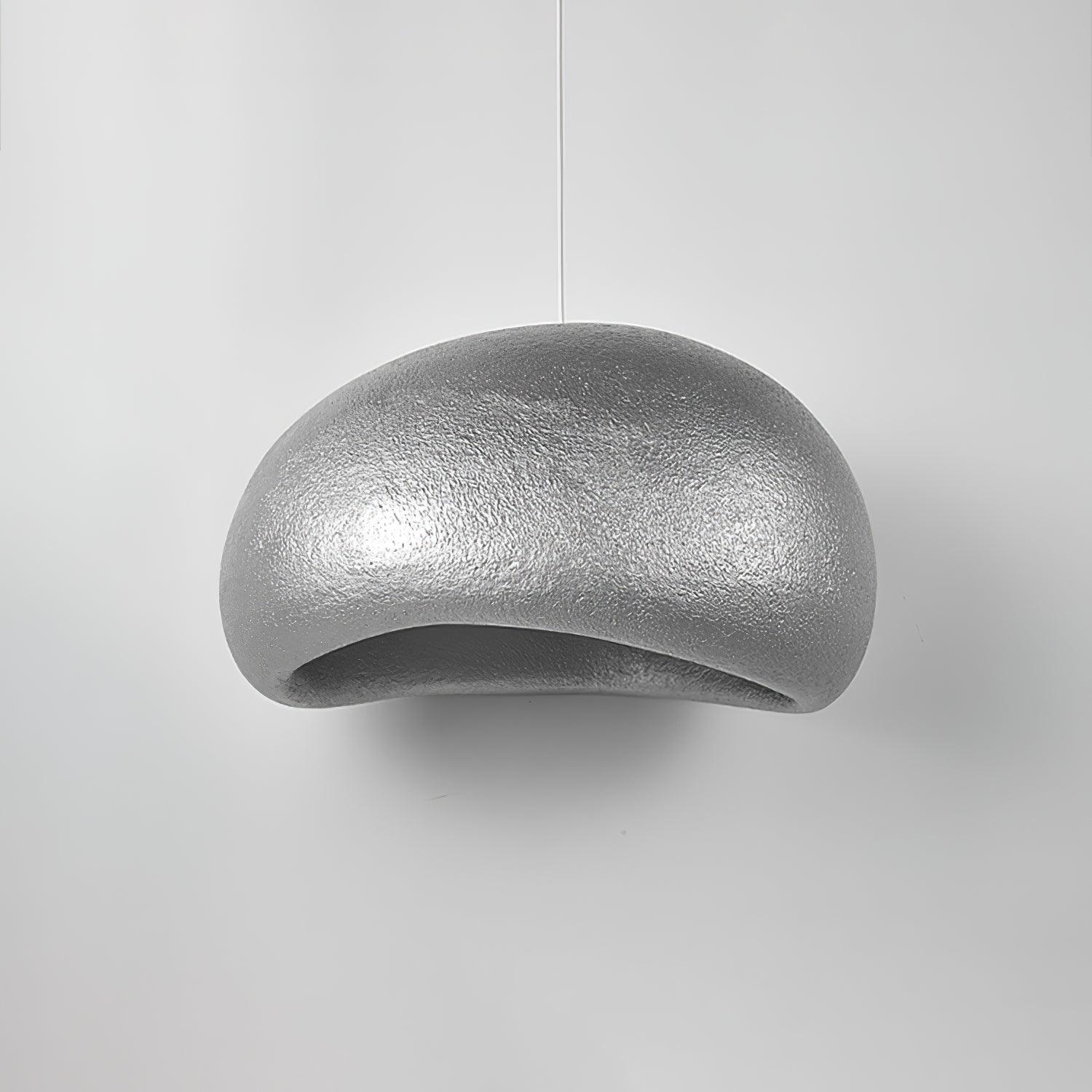 Pendant Lamp Pebble Inspired Organic Form Soft Glow Modern Artistic