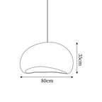 Pendant Lamp Pebble Inspired Organic Form Soft Glow Modern Artistic
