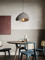 Pendant Lamp Organic Curved Shade Soft Texture Modern Artistic
