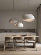 Pendant Lamp Organic Curved Shade Soft Texture Modern Artistic
