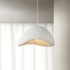 Pendant Lamp Organic Curved Shade Soft Texture Modern Artistic