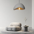 Pendant Lamp Organic Curved Shade Soft Texture Modern Artistic