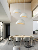 Pendant Lamp Organic Curved Shade Soft Texture Modern Artistic