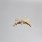 Pendant Lamp Woven Hemp Shade Sculptural Natural Modern