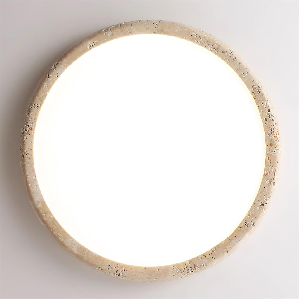 Lunaro Travertine Ceiling Light
