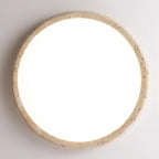 Lunaro Travertine Ceiling Light