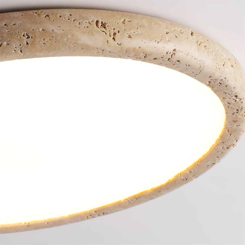 Lunaro Travertine Ceiling Light