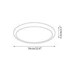 Lunaro Travertine Ceiling Light