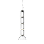 Virelo Stacked Glass Cylinder Pendant Light